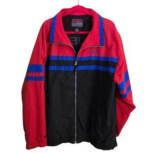 FUBU Vintage Windbreaker Colorblock Full Zip Jacket 90s Y2K Hip Hop Size XL